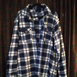NWOT Visitor Work Flannel Fleece Jacket SIZE XXL